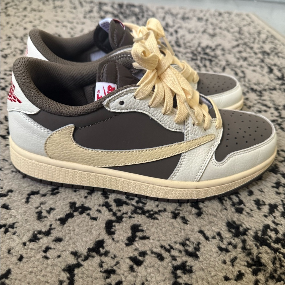 New Air Jordan 1 Low OG AJ1 Travis Scott Sail Reverse Mocha